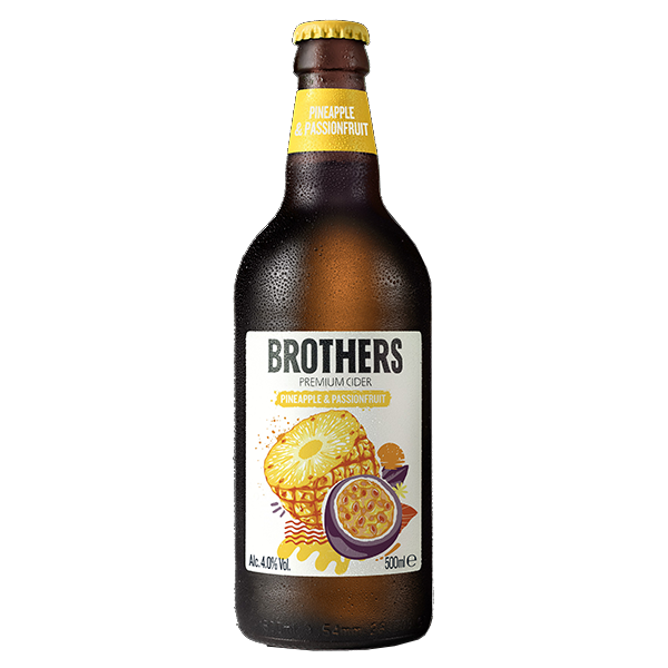 Brothers Pineapple & Passionfruit alc. 4% vol. 0,5L