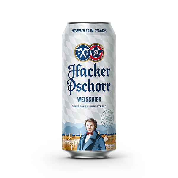Hacker Pschorr Weissbier alc. 5,5%vol 0,5L purk