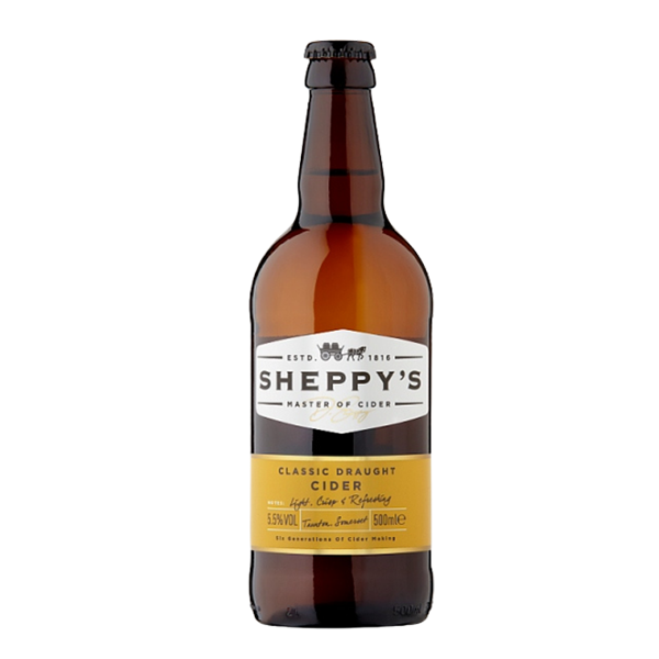 Sheppy´s Classic Draught Cider alc. 5,5% vol 0,5L
