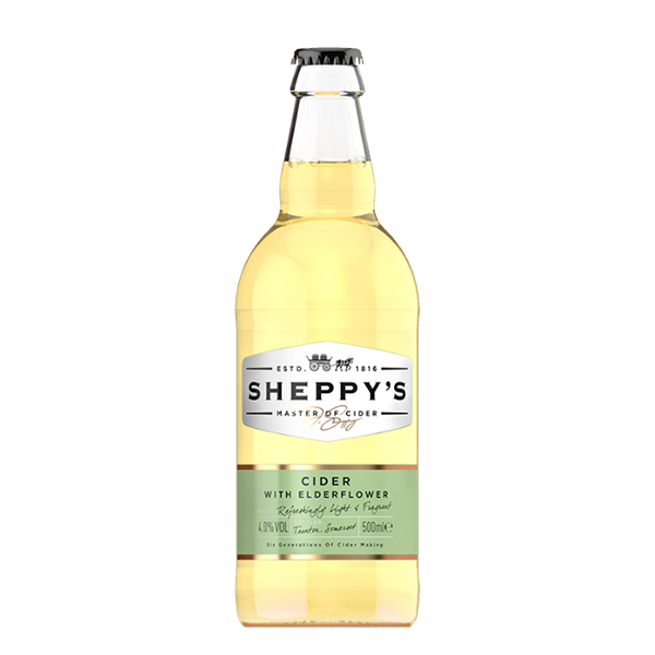 Sheppy´s Elderflower Cider alc. 4,0% vol 0,5L