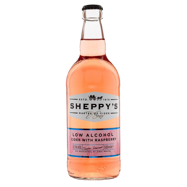 Sheppy’s Raspberry Low Alcohol 0.5% Cider 0,5L